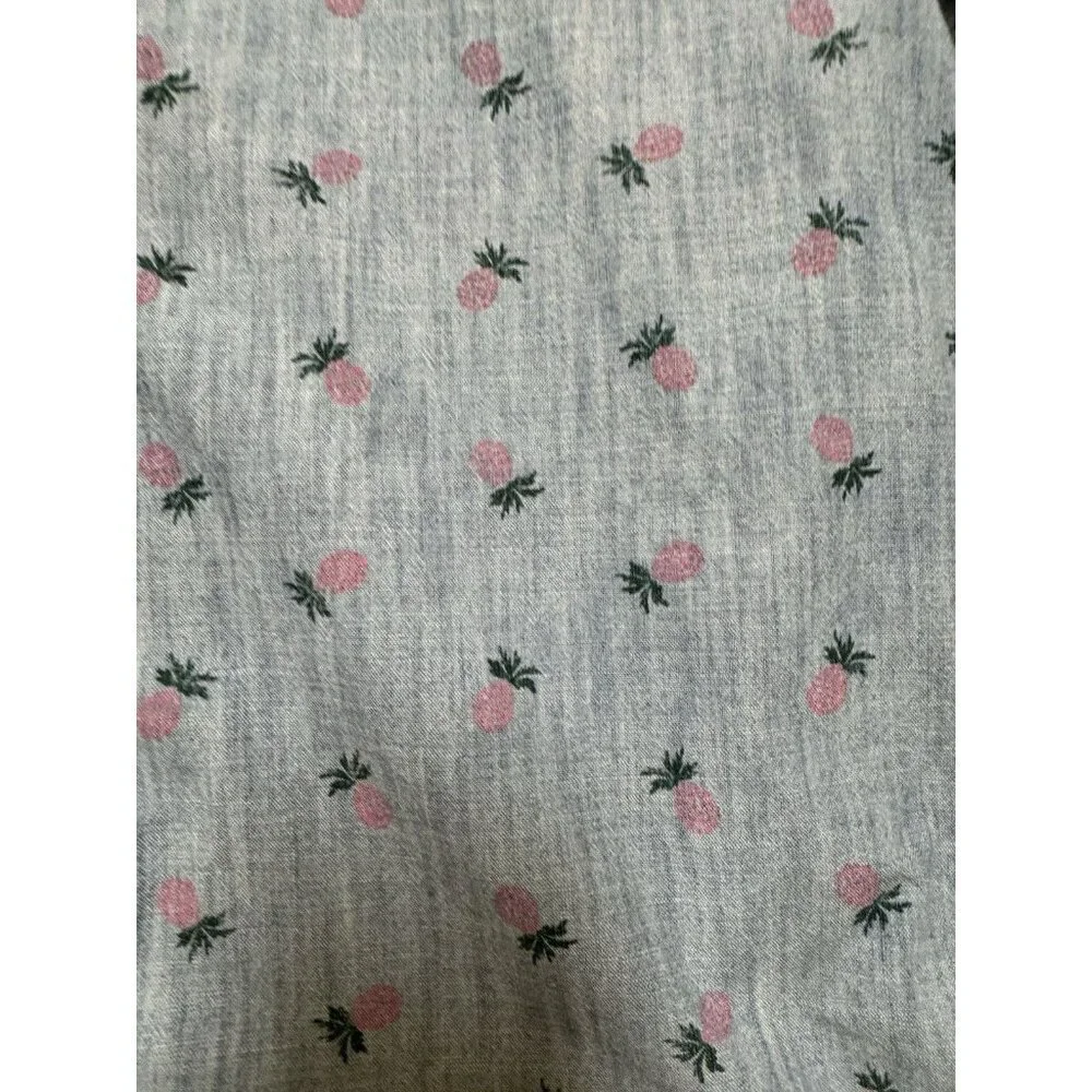 Bonobos Slim Fit Pineapple Shirt Mens M Short Sleeve Button Down - Picture 2 of 5